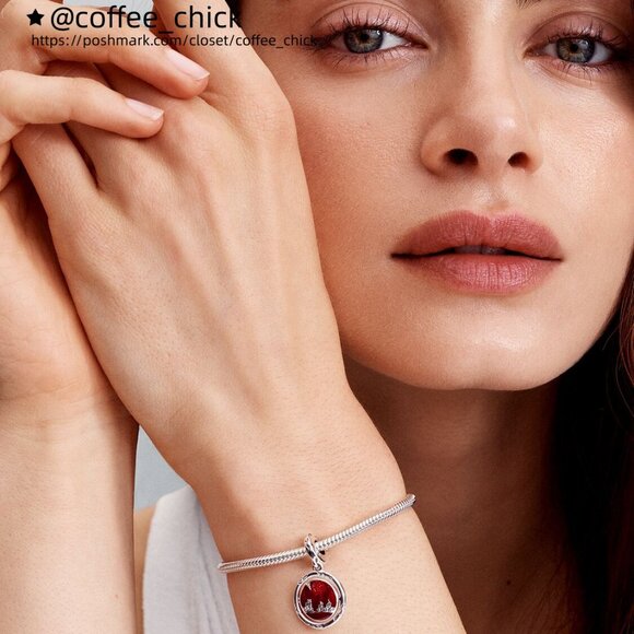 Pandora Stranger Things Glow-in-the-dark Upside Down Dangle Charm - Picture 5 of 5